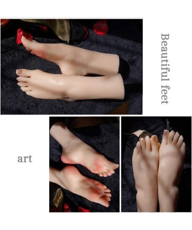 YH-FEET Silicone Female Foot Model - Realistic Texture for Shoe Presentation | International Shipping - Buy Online on GoSupps.com