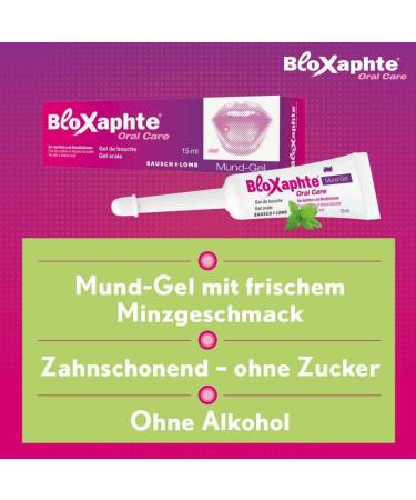 Bloxaphte Oral Care Mouth Gel 15ml - Soothing Relief for Mouth Ulcers | Fast International Shipping - Buy Online on GoSupps.com