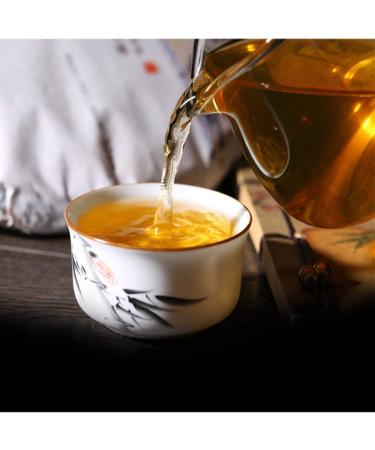 HELLOYOUNG 357g G teau de th Puerh cru vieilli du Yunnan chinois fabriqu partir de feuilles de vieux arbres sans additifs alimentaires verts avec un go t d licat et soyeux - Buy Online on GoSupps.com