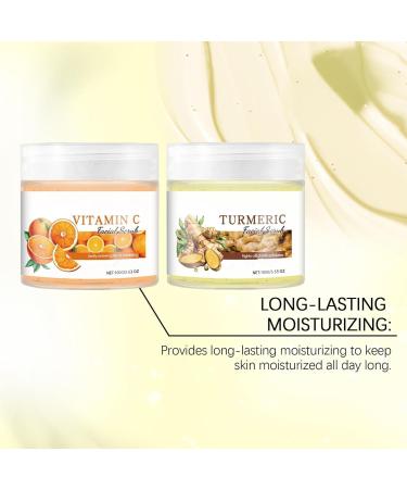 JIAOY Facial peeling with vitamin C and turmeric luminous facial peeling with vitamin C scrub facial cleanser with turmeric scrub removes blackheads improves dark spots tower*1 1 x tormer - Buy Online on GoSupps.com