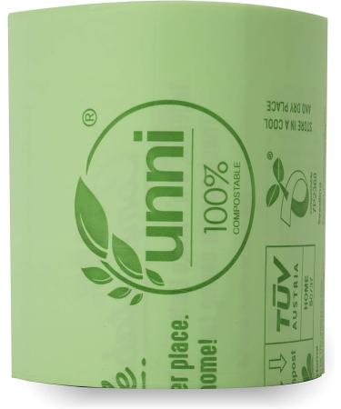 UNNI 100 Compostable Bags 30-33 Gallon 124 Liter 20 Count Extra Thick 1.1 Mils Lawn  Leaf Yard Waste Bag Non-GMO ASTM D6400 EN 13432 US BPI  Europe OK Compost Home Certified San Francisco 33 Gallon 20 Count (P - Buy Online on GoSupps.com
