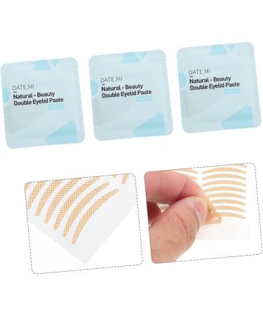 Beatifufu 3 Sets Double Eyelid Sticker Invisible Eye Sticker Makeup Supplies Invisible Eyelid Tape Breathable Eyelid Tape Eyelid Strips Eyelid Lift Strips Eye Makeup Tool Double Eyelid Tape 8.2X7.5X0.1CM - Buy Online on GoSupps.com