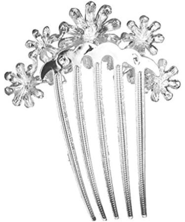 Ipetboom Tiara Hair Accessories Bridal Hair Comb Women Hair Clip Flower Hair Comb Wedding Women Hair Comb Diamond - Buy Online on GoSupps.com