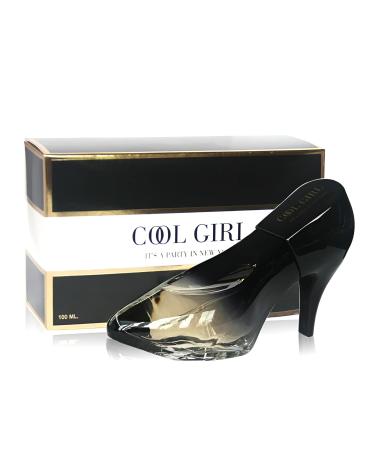 Cool Girl Women Perfume Long Lating Eau De Parfum Fresh And Trendy Natural Spray Fragrance For Effortless Chic 3.4 Fl Oz For Daily Used Cool girl black 3.4 Fl Oz (Pack of 2)