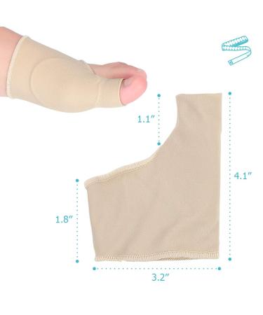 Yosoo Health Gear Bunion Corrector Sleeve - Bunion Relief Toe Protectors with Gel Cushion Pads for Men and Women - Hallux Valgus Correction - 1 Pair - Buy Online on GoSupps.com