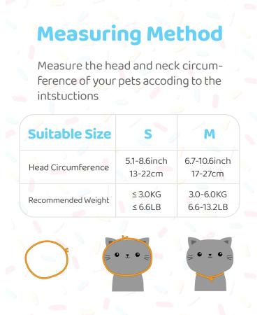 Woiworco Adjustable Cat Recovery Collar - Cute Donut Design - Soft Cone for Wound Healing - Elizabethan Collar for Cats - Medium Blue - Buy Online on GoSupps.com