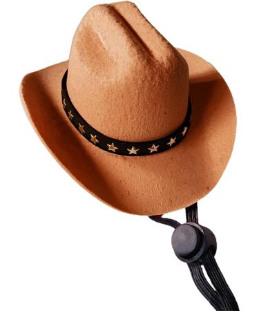 WATERBELINE Pet Headwear Funny Cat Hat Cowboy Hat Costume Birthday Western Cowgirl Accessories Pet Headwear Adjustable Cap for Cosplay Cowboy Pink - Buy Online on GoSupps.com
