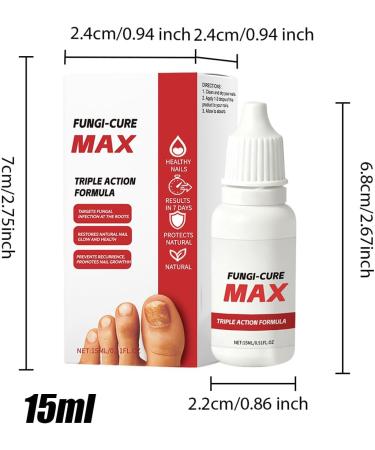 Nail Care Drops 15ml Nongreasy Toenail and Hand Liquid Deeply Nourishing Formula Effective care for brittle nails men women teenagers athletes home travel dormitory - Buy Online on GoSupps.com
