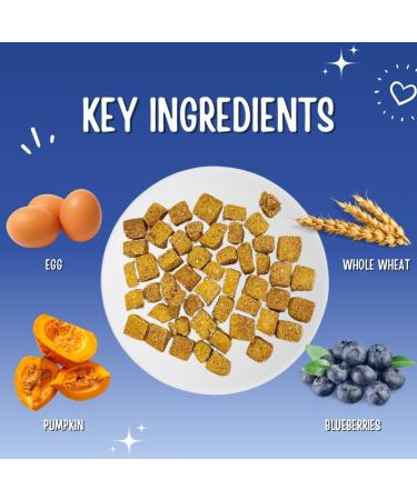 Just Natural Paws Blueberry & Pumpkin Dog Treats - Healthy Human-Grade Superfood Dog Training Treats Natural & Vegetarian No Preservatives or Additives - Buy Online on GoSupps.com