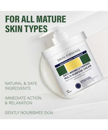 Advanced Firming & Anti-Wrinkle Cream - Deep Hydration Rejuvenating Serum for All Skin Types - Multi-Purpose Skin Firming Solution (1 Bottle - Buy Online on GoSupps.com