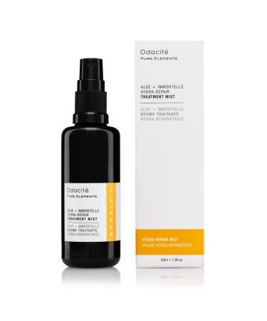 Odacit Face Moisturizer Spray Mist - Aloe & Immortelle Hydra-Repair Facial Mist - Lightweight & Refreshing Anti-Aging Moisturizer for Mature, Dry, or Sensitive Skin, 1.69 fl. oz 1.69 Fl Oz (Pack of 1)