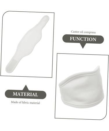 TEHAUX Compresse D'huile Essentielle Cou R utilisable Tissu Doux Blanc Pack Aromath rapie Sommeil Relaxation Bien- tre Femmes - Buy Online on GoSupps.com