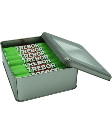 Trebor Softmints Peppermint 14 x 42g Rolls Bundle with Silver Window Lid Refillable Tin - Buy Online on GoSupps.com