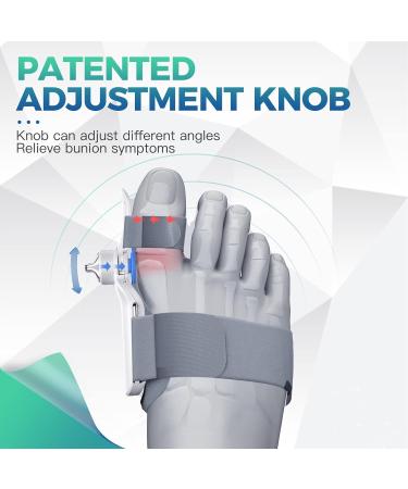 Bunion Corrector - Orthopaedic Big Toe Straightener for Bunion Relief | Adjustable Bunion Splint (Single) - Buy Online on GoSupps.com