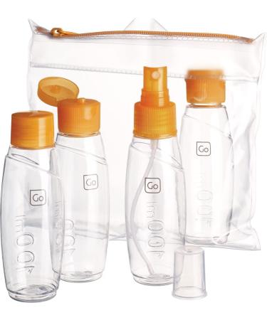 Buy Design Go Cabin Bottle Set - Durable & Stylish Orange Travel Bottles One Size - Perfect for International Shipping - Buy Online on GoSupps.com