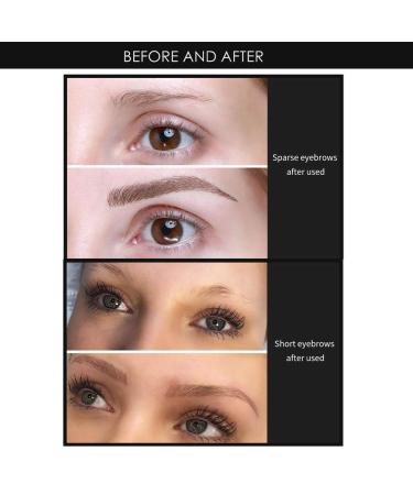 Allbesta 4D Eyebrow Hair Fiber Gel - Waterproof Instant Brow Extension Cream with Brush for Perfect Eyebrows | International Shipping - Buy Online on GoSupps.com