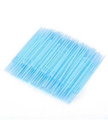 Verdant Touch Toothpick Box Double Head Tooth Cleaning Toothpicks 1100 Count Dental Floss Picks Blue