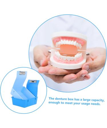 Buy Solustre 2 STK Orthodontic Retainer Case - Flat Tooth Holder & Prosthesis Storage Box for Travel | International Shipping Available - Buy Online on GoSupps.com