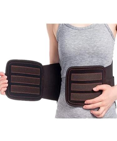 Buy X-Large Brown Leather Back Brace for Lower Back Pain Relief - Waist Support Belt with Lumbar Pads & Posture Correction for Herniated Disc Sciatica & Scoliosis - Buy Online on GoSupps.com