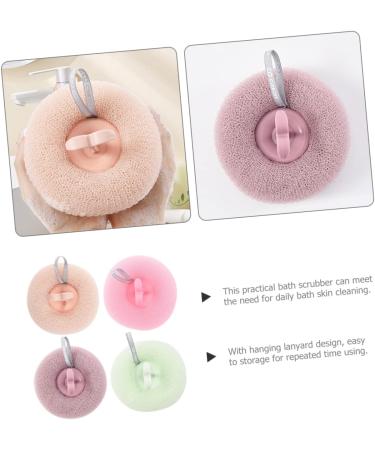 FOMIYES 4 Pcs Bath Balls - Frosted Pastel Flower Cow Design - 12x12cm - Buy Online on GoSupps.com