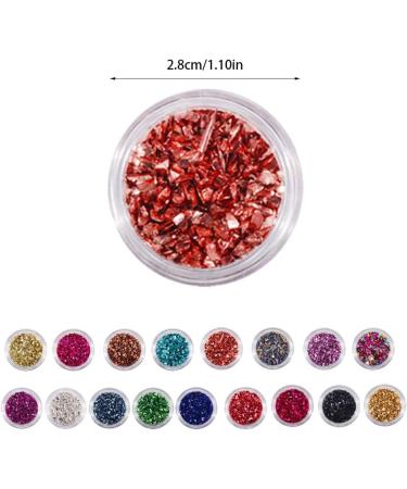 dijiusidy Nail Art Crushed Glass Stones Irregular Glitter Crystal Fragment DIY Rhinestone Fillers Mobile Phone Jewelry Making Lake Blue - Buy Online on GoSupps.com