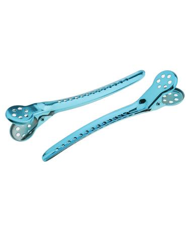 Magideal 12x Hairdresser Compartment Clips - Blue Sectioning Clamps for Salon & DIY Hair Styling - Buy Online on GoSupps.com