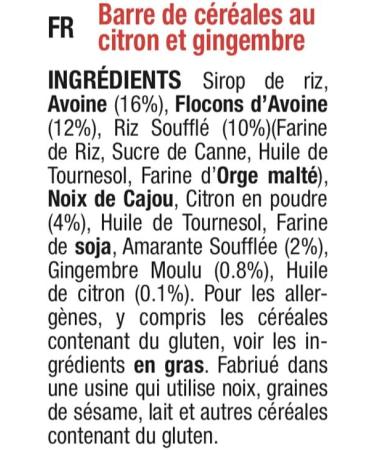 Mulebar 15 energy bars Sport Bio and Vegan Flavor lemon ginger 40 g LemonGingerGuarana - Buy Online on GoSupps.com