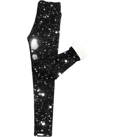 Jiqing Women's Warm High Waist Thermo Leggings - Fleece Lined Plush & Fluffy for Outdoor & Home - Black - Buy Online on GoSupps.com