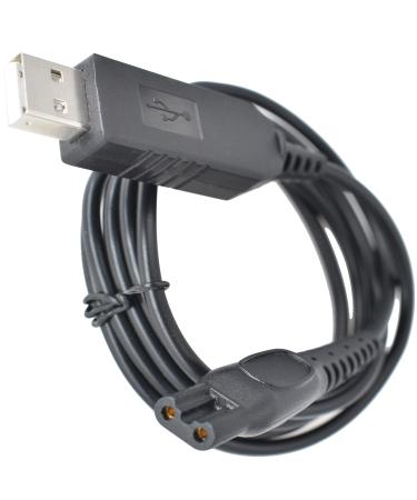 HQ8505 razor charging cable Suitable for Philips Norelco HQ8505 3000 5000 7000 series MG7790 MG5750 Electrician Bartschneider 15 V AC adapter power supply Laden cable 1 connector