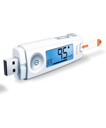 Buy Beurer GL 50 Blood Sugar Measuring Device 3 in 1 (MG/DL Stechhilfe USB Connection) for Accurate Blood Sugar Monitoring - International Shipping Available - Buy Online on GoSupps.com