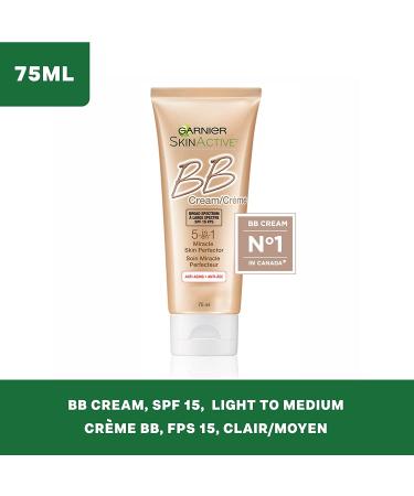Garnier SkinActive BB Cream 5-in-1 Anti-Aging LightMedium 2.5 fl oz â€“ Perfect Skin Solution - Buy Online on GoSupps.com