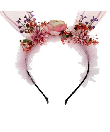 1 Stk Pointed Rabbit Ears Headband | Easter Bunny Head Jewelry | Long Rabbit Ears Headband Perfect for Easter Celebrations - Buy Online on GoSupps.com