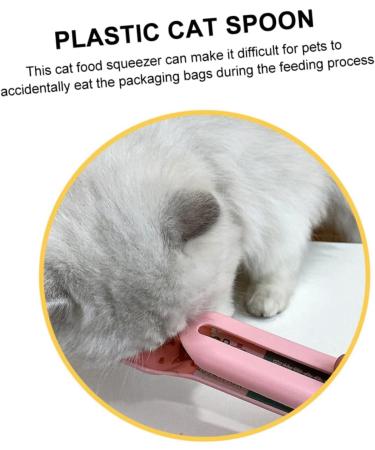VILLCASE Puppy Food Wet Cat Strip Squeezer Breast Bottle for Baby Cat Treat Dispenser Cat Wet Food Scoop Cat Food Tool - Buy Online on GoSupps.com