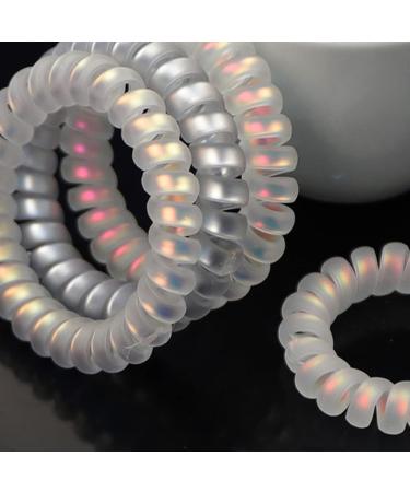 Buy Tangger 15pcs Spiral Hair Ties - Elastic Telephone Cable Ponytail Holders for Women - Buy Online on GoSupps.com