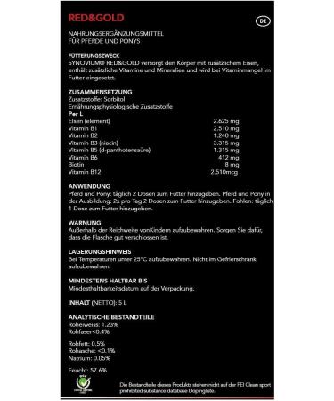 SYNOVIUM Red & Gold 1000ml - Buy Online on GoSupps.com