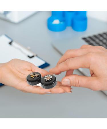 Buy Ultechnovo Contact Lens Container Set - Cute Colors Includes Holder & Tweezers - Perfect for Glasses Care - 11x9cm - Buy Online on GoSupps.com