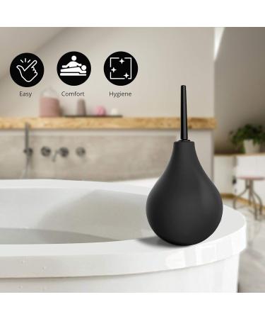 T2 224ml Enema Bulb Kit for Men and Women - CE & FDA Certified Anal Douche Cleanse Kit for Constipation Colon Cleanse - 2 Detachable Slim Nozzles (Soft & Hard) - Buy Online on GoSupps.com