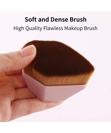 Daubigny Iron Makeup Brush for Flawless Blending - Pink | Face Blush Liquid Powder Foundation Brush with Protective Case - Buy Online on GoSupps.com