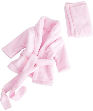 Ruspela Baby Costume Set - Bathrobe & Towel for Newborn Photography (3-6m) - UK Rose - International Shipping Available - Buy Online on GoSupps.com