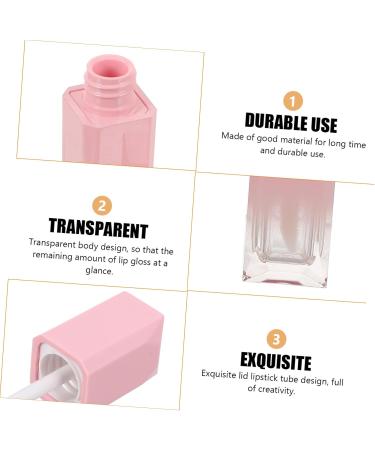 minkissy 12pcs Gradient Color Lip Gloss Tubes Cute Reusable Lip Oil Bottles For Travel For Lip Gloss Cosmetics Compact Space Saving For Filling Creative Makeup - Buy Online on GoSupps.com