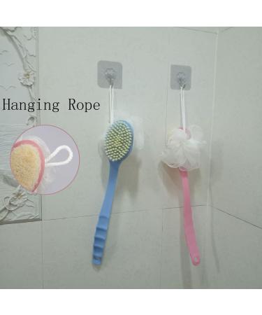 2 Pack Body Brush Back Scrubber Set - Long Handle Shower Bath Loofah Bristles Sponge for Men and Women - Wet/Dry Use (2PACK) - Buy Online on GoSupps.com