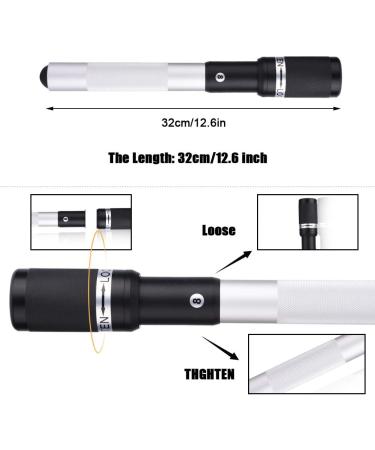 VGEBY 12.6 Inch Cue Extender - Aluminum Alloy Telescopic Billiard Cue Extension - Buy Online on GoSupps.com