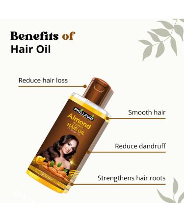 Almonds & Vitamin E Hair Growth Oil | Reduce Hairfall for Stronger & Silkier Hair | Buy Internationally - Buy Online on GoSupps.com