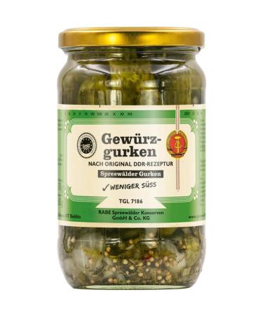 Spreewaldrabe - GDR pickled gherkin - According to original GDR recipe - 720ml glass