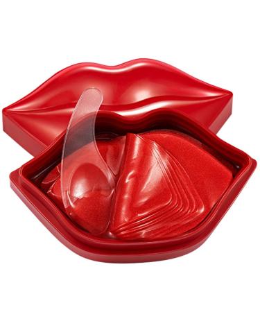 20 pieces moisturizing lip mask gel lip pads collagen lip care mask anti -aging anti -fold reduce fine lines lip pads for women women beauty - Buy Online on GoSupps.com