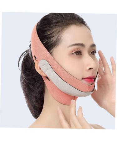WOONEKY Thin Face Belt Chin Reducer Patch Lifting Bandage Facial Spandex Orange - Buy Online on GoSupps.com