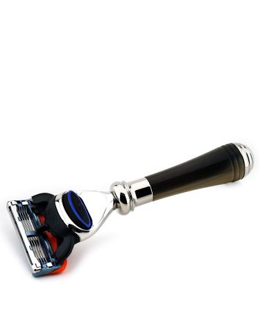 Horn Replica Mini Handle Razor & Holder | High-Quality Men's Shaving Set with 1 Cartridge - International Shipping Available - Buy Online on GoSupps.com
