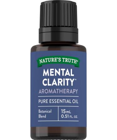 Nature's Truth Essential Oil Mental Clarity 0.51 Fluid Ounce Clear