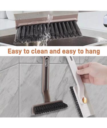 Multi-Function Rotating Crevice Cleaning Brush 360 Degree No Dead Corner Hard Bristle Crevice Cleaning Brush Hard Bristle Crevice Cleaning Brush Grout Cleaning Brush Kitchen Bathroom (1PC-B) - Buy Online on GoSupps.com