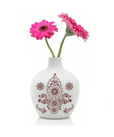 Brown Henna Temporary Tattoo Sticker Set - Exquisite Lace Designs for Women | Waterproof Fake Tattoos for Wedding, Festivals - 8 Sheets - Buy Online on GoSupps.com